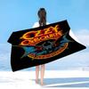 Ozzy Osbourne Logo Anime Microfiber Printed Beach Towel Mountain Climbing Yoga Beach Swimming Running Absorbent Soft Towel