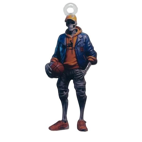 Halloween Skeleton Hanging Decoration Cool Solid Acrylic Reusable Ghost Festival Haunted House Bar Home Skeleton Pendant Ornament Party Supplies AVE