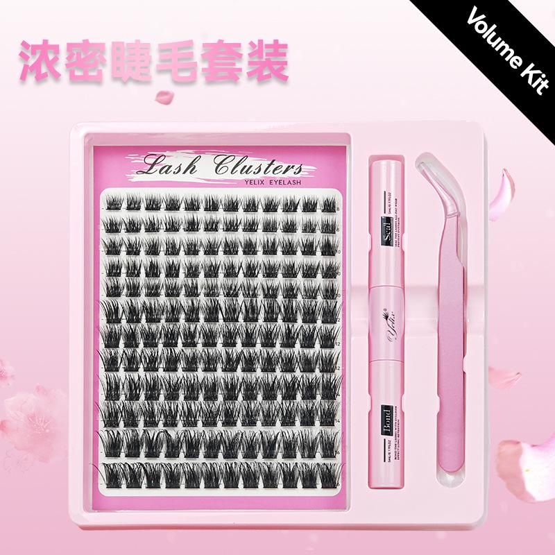 False Eyelash Book Glue Large Capacity Mixed Single Cluster Segmented 30D40D50D Hair