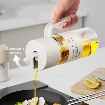550ml Automatic Olive Oil Dispenser Bottle Large Capacity Sealed Oil Bottle For Salads