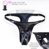 Multi-Functional Leather Chastity Panties with No Vibration Silicone Dildo Anal Accessories for Couple Sensual Play Sex Toys