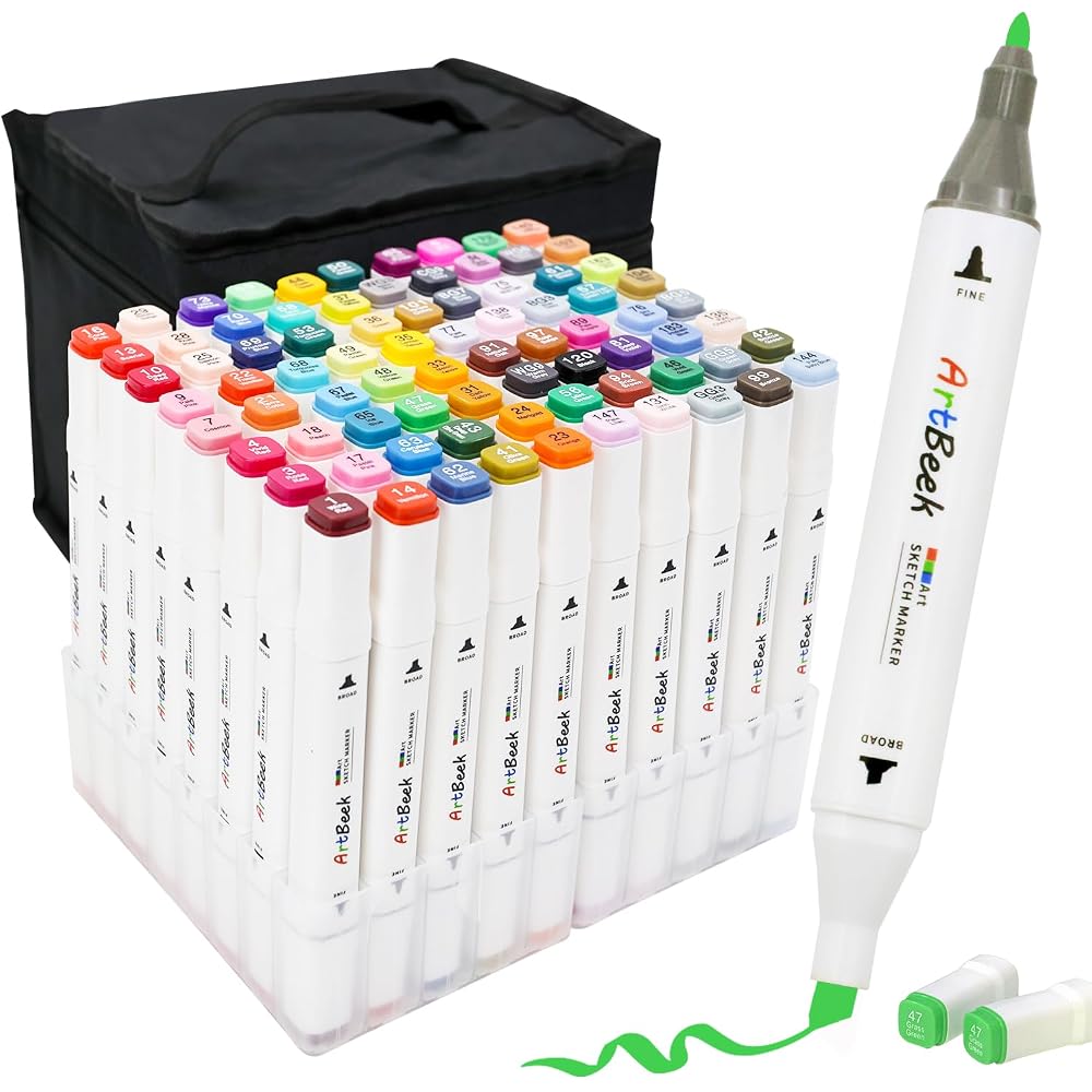 ArtBeek illustration marker marker 80 color marker pen set color pen adult child marker art mater...
