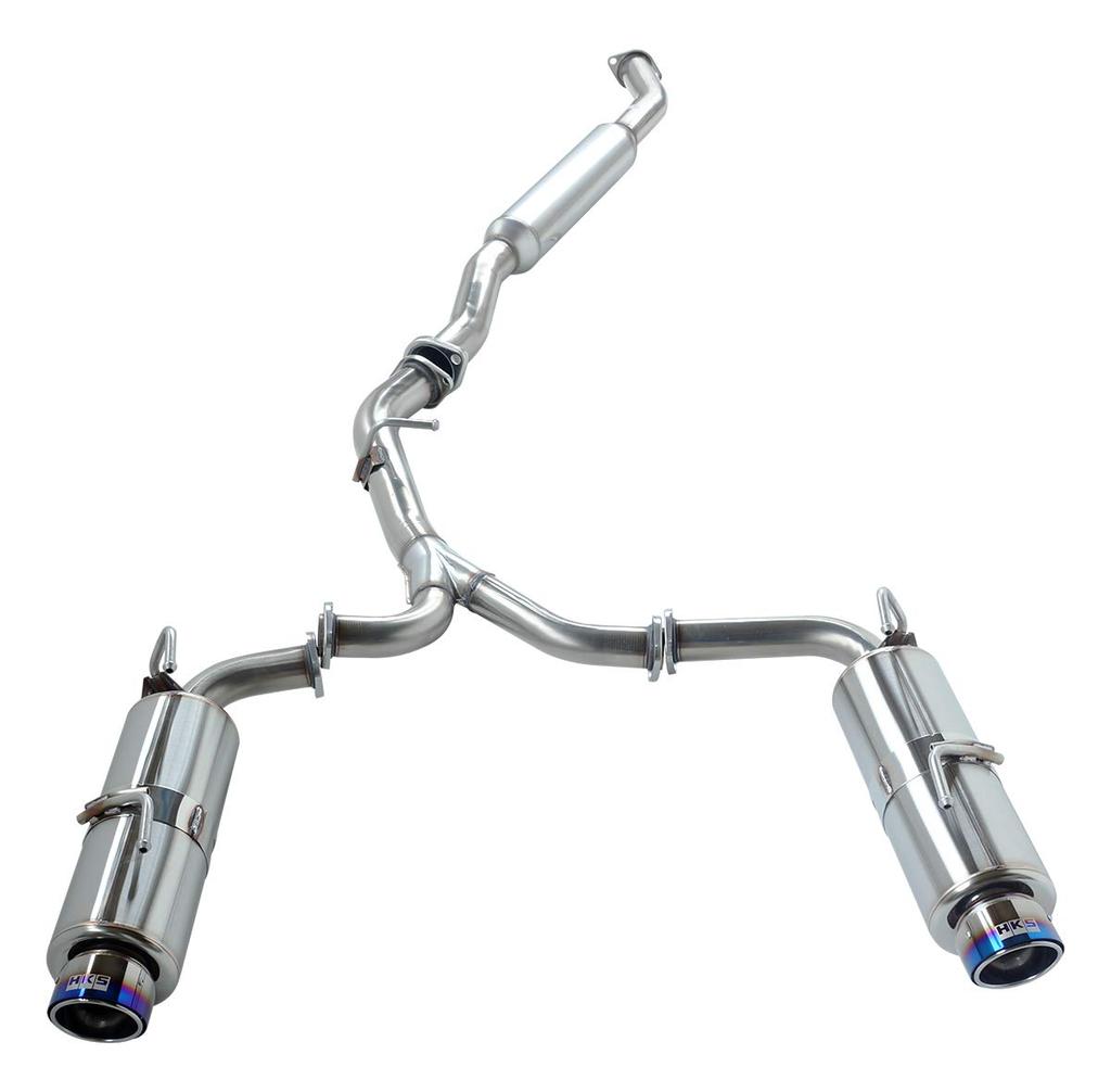 HKS Automotive Sports Muffler High Power Spec L II Subaru Impreza Vehicle Inspection Compatible Intake and Exhaust System Parts GRB/GRF 31019-AF127