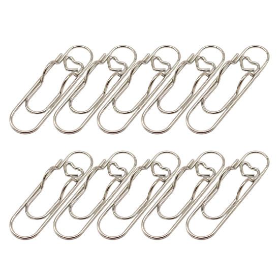 

10Pcs Metal Heart Shape Pen Clips Multipurpose Notebook Page Holder for Journal Planner Bookmark And Paper Clip for Students And Professionals 10pcs серебряный