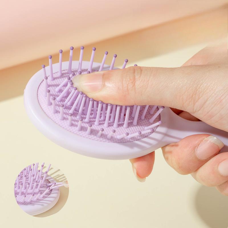 Cute Mini Girls Hair Brush Comb Portable Detangler Massage Styling Tool for Women