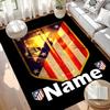 Custom Name Personalized Atletico Madrid Print Carpet, Versatile Home Decor Rug, for Playroom, Apartment, Balcony, Entryway, Hallway Gift