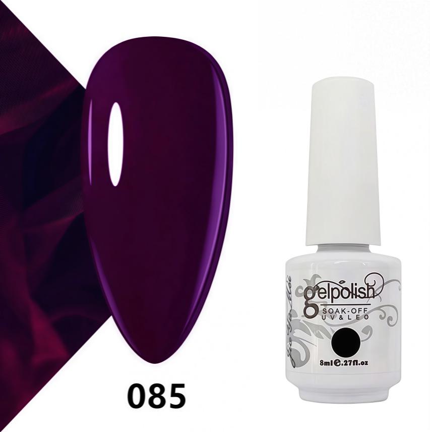 Amber Gel Polish Set: Gel Polish Manicure Kit with Whitening, Base Coat, and Sealer.