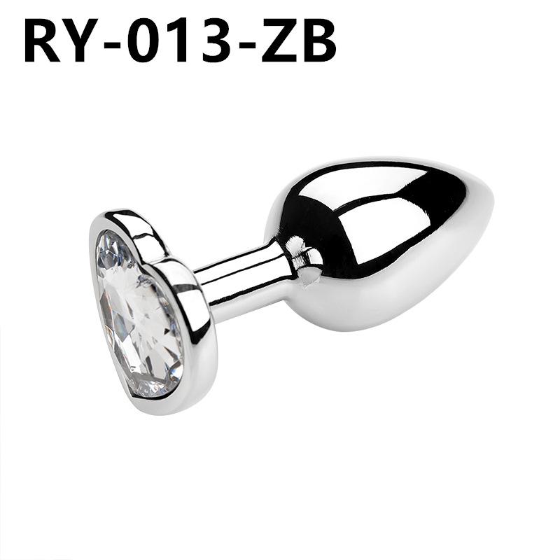 Anal Plug Heart-shaped Metal Butt Plug Adult Sex Toys Stainless Steel Anal Plug Stimulator Anal Sex Toys Prostate Massager Dildo