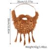 Artificia Realistic Fake Beard Funny Viking Braided Beard Pirate Play Halloween Fake Mustache  Prom