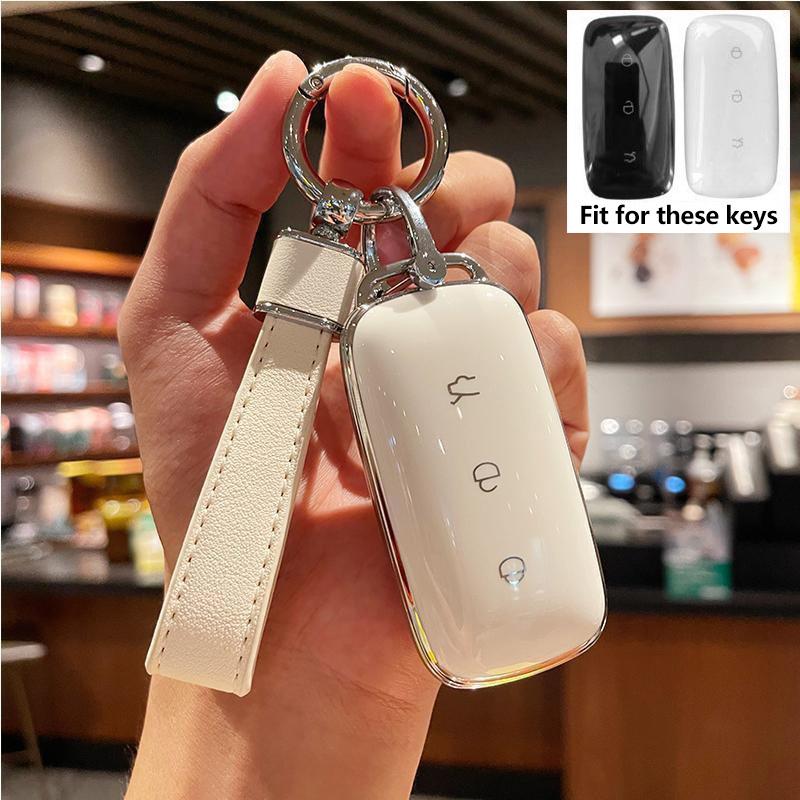 Car Key Case Cover For Geely Galaxy Ex5 Accessories E5 Em-I Emi Starship 7 Remote Keychain Fob Shell