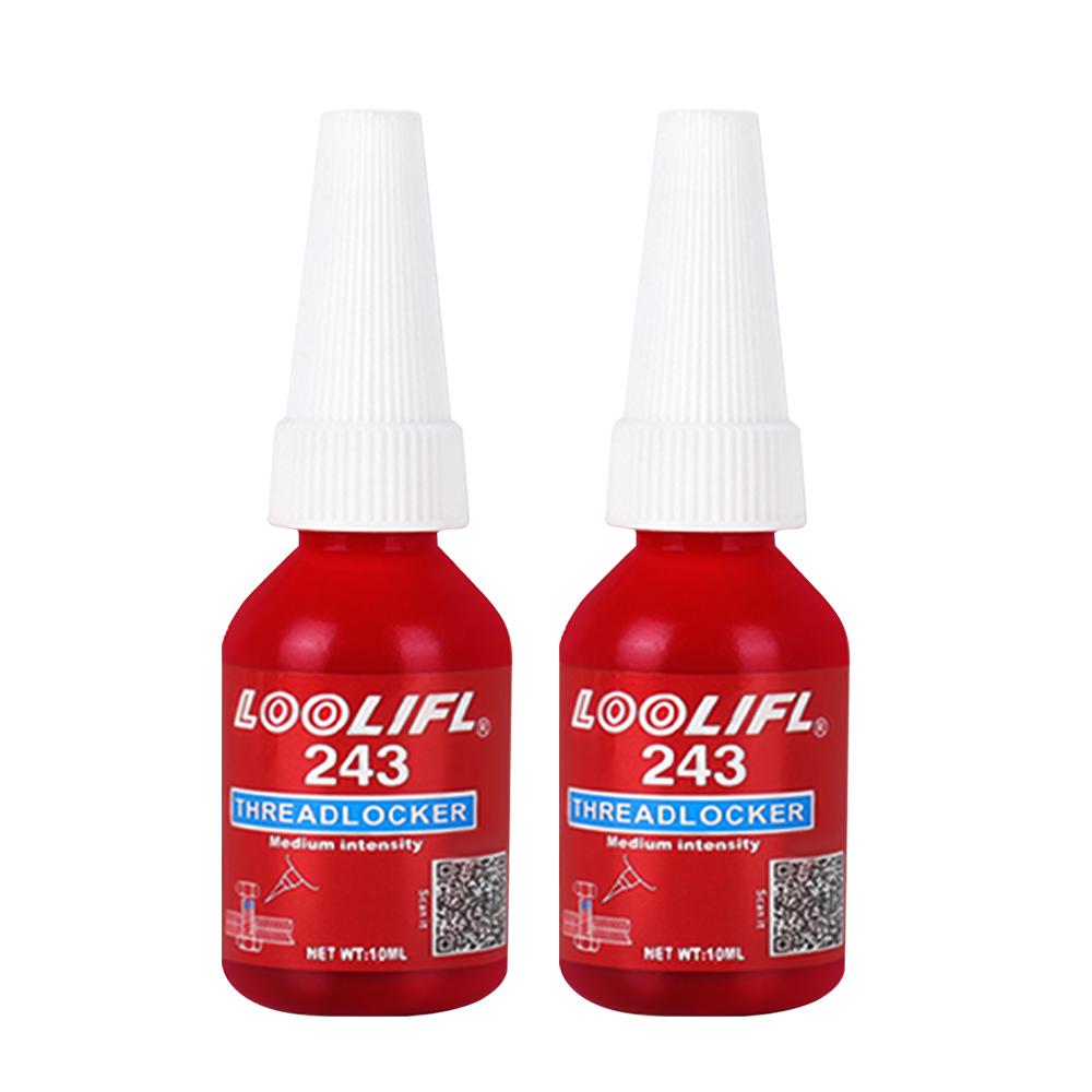LOOLIFL 243 Medium Strength Threadlocker Wholesale Pack - Removable Adhesive for Nuts Bolts Detachable Threaded Assemblies Thread Lock3