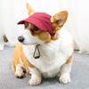 with Ear Holes Dog Sun Hat Sun Protection Dog Sunscreen Hat Handsome Summer Cat Cap  Outdoor Sports