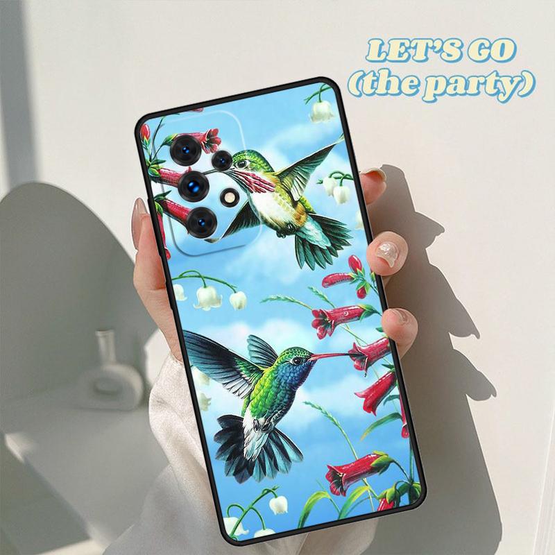 Hummingbird Phone Case For Samsung Galaxy A42 A31 A40 A51 A71 A32 A80 A91 A52 A72 A73 A20e A21S A50 A70 A11 A12 Cover