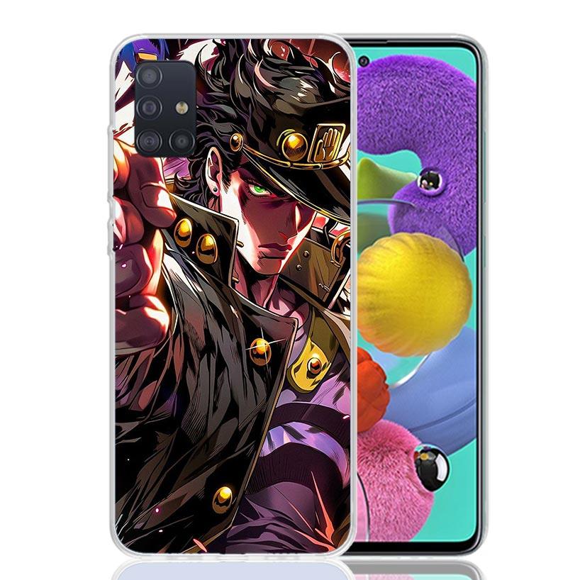 JoJo's Bizarre Adventure Kujo Jotaro Phone Case For Samsung Galaxy A52 A32 A22 A12 A02S A50S A30S A51 A31 AA71 Note 20 Ultra 10