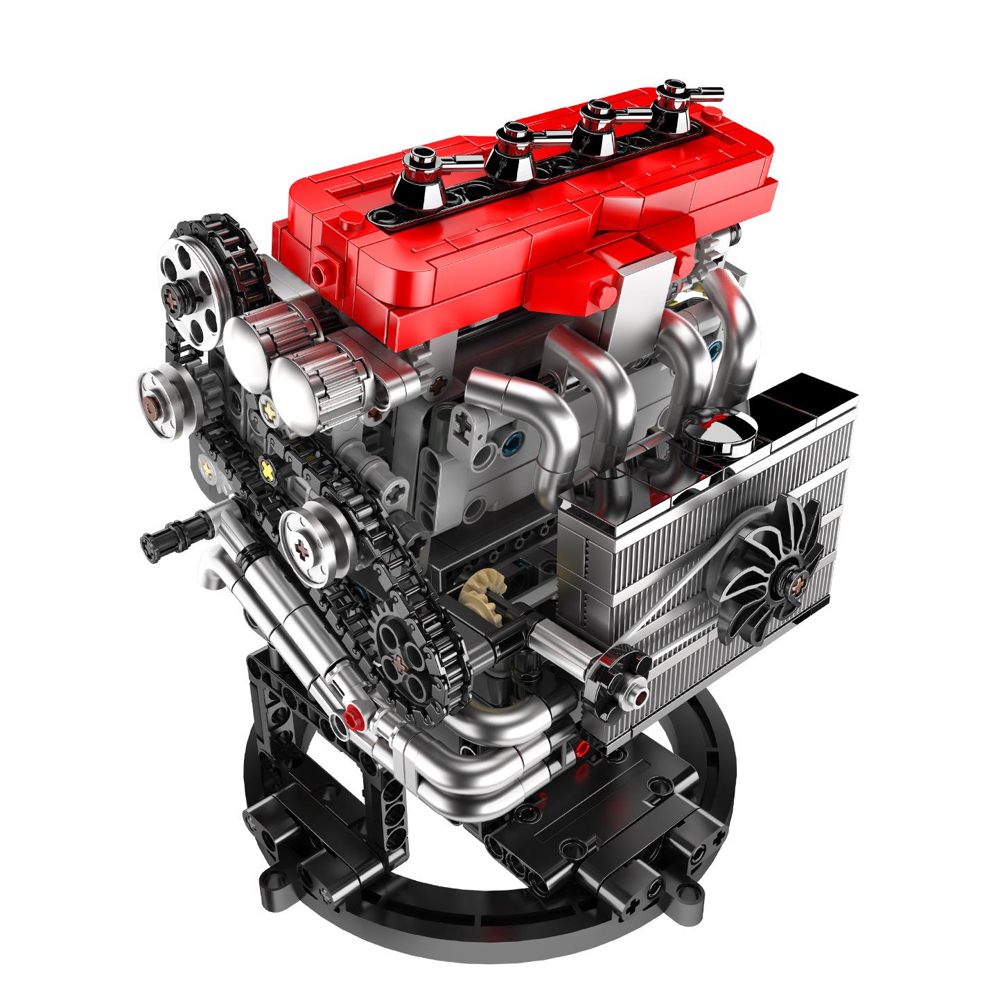 Yuxing Model King 2025 L4 Engine Building Blocks Toy