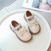 Girls' Small Leather Shoes 2025 Spring and Summer New Little Girl Fashion Princess Shoes Girl Baby Soft Sole Non-slip Children's Single Shoes