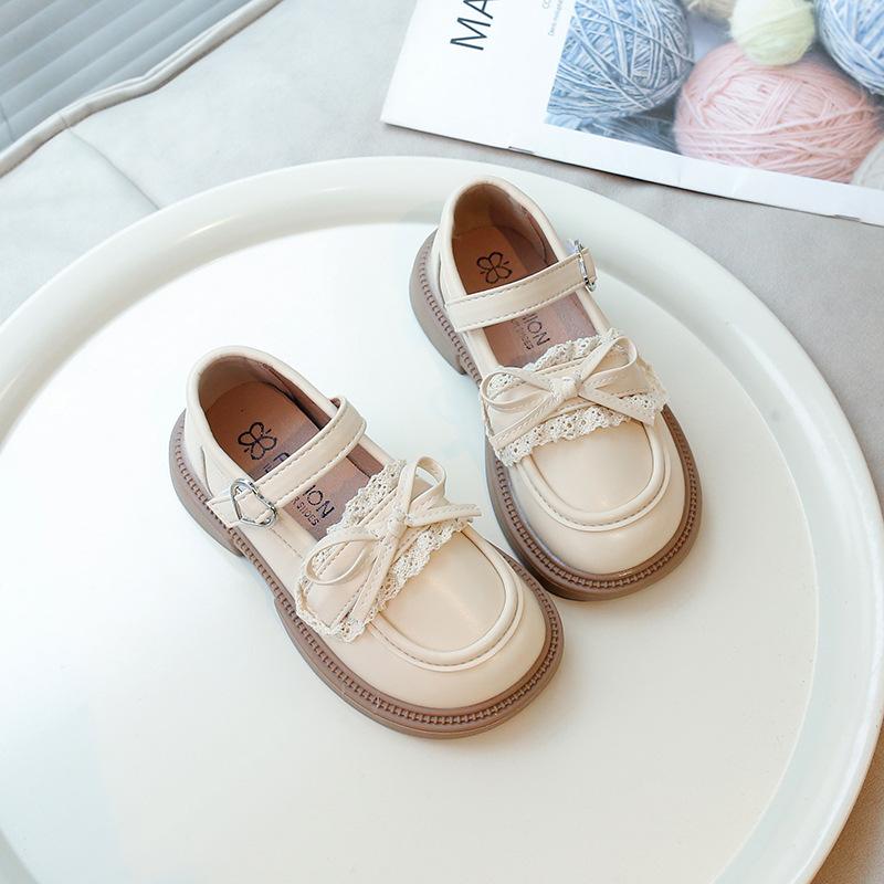 Girls' Small Leather Shoes 2025 Spring and Summer New Little Girl Fashion Princess Shoes Girl Baby Soft Sole Non-slip Children's Single Shoes