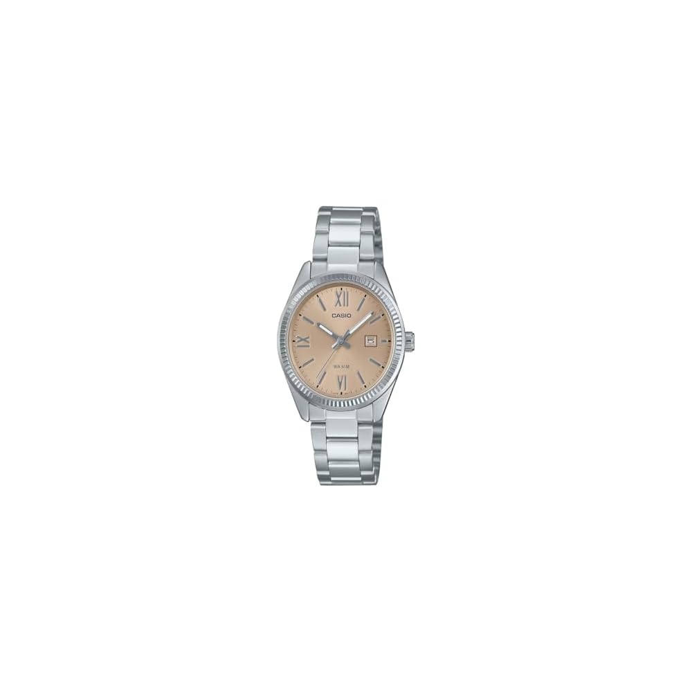 Casio LTP-1302DD-4A2VDF Women s Brown Watch with Stainless Steel Band and Quartz Movement