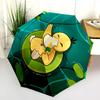 Pokémon Psyduck Pattern, Automatic Folding Umbrella, Portable and Foldable Design, 8 Ribs, a Christmas or Birthday Gift.