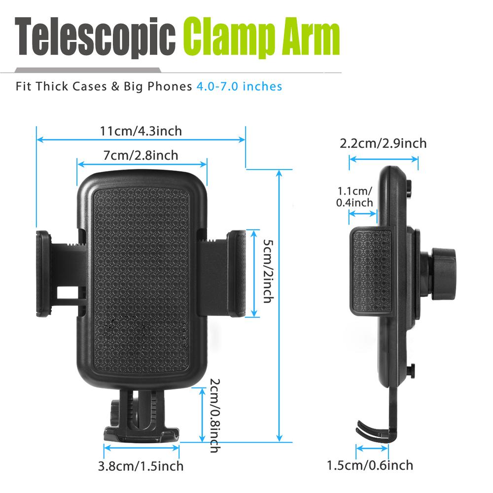 Car Cup Phone Holder 360° Adjustable Universal Car CellPhone Mount GPS Bracket Interior Accessories