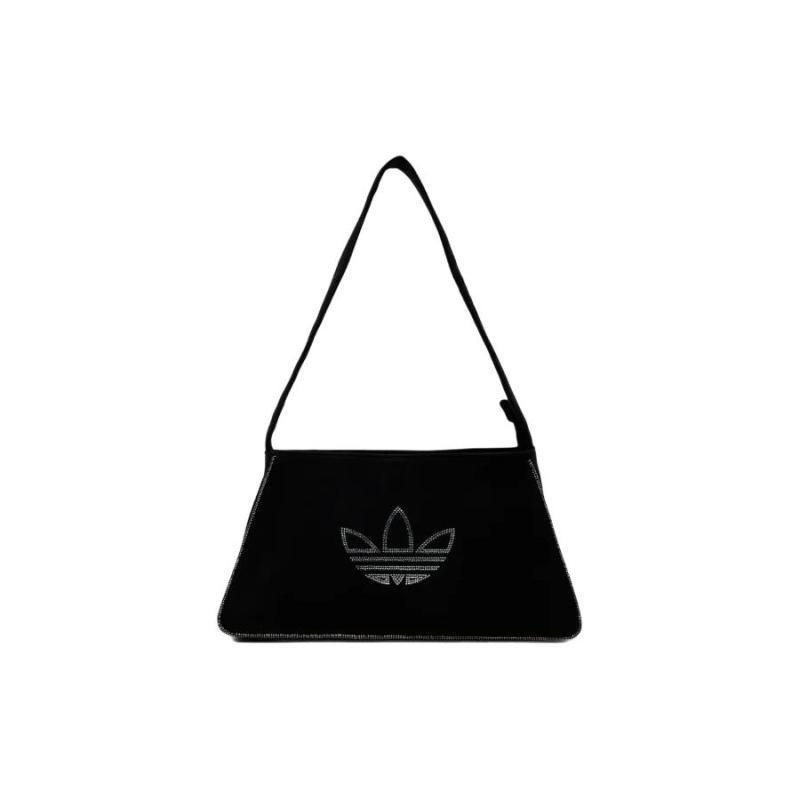 adidas Originals Recycled Polyester Handbag Shoulder Bag Women's Black Adidas IT7375
