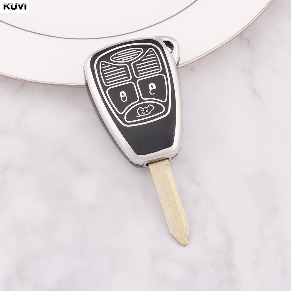 

Golden Tpu Car Key Case Cover For Jeep 300C Avenger Sebring Chrysler 200 Aspen Dodge Charger Commander Grand Cherokee Liberty