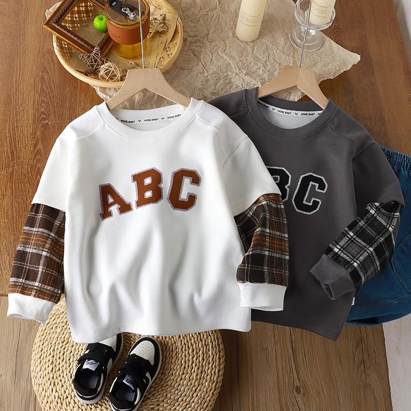 Children's Spring and Autumn Sweatershirt for Boys and Girls Outdoor Sportswear Clothing