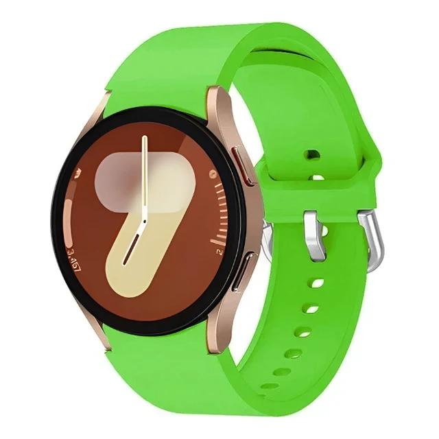 Oryginalny Silikonowy Pasek Do Samsung Galaxy Watch 7/6/5/4 44mm 40mm 5 Pro Sportowa Bransoleta Galaxy Watch 6 4 Classic 47mm 43mm Pasek