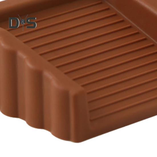 4Pcs Rubber Door Stopper Wedge Wall Protector Heavy Duty Anti-slip Windproof No Drilling Anti-collision Carpet Tile Concrete Wooden Floor Doorstop