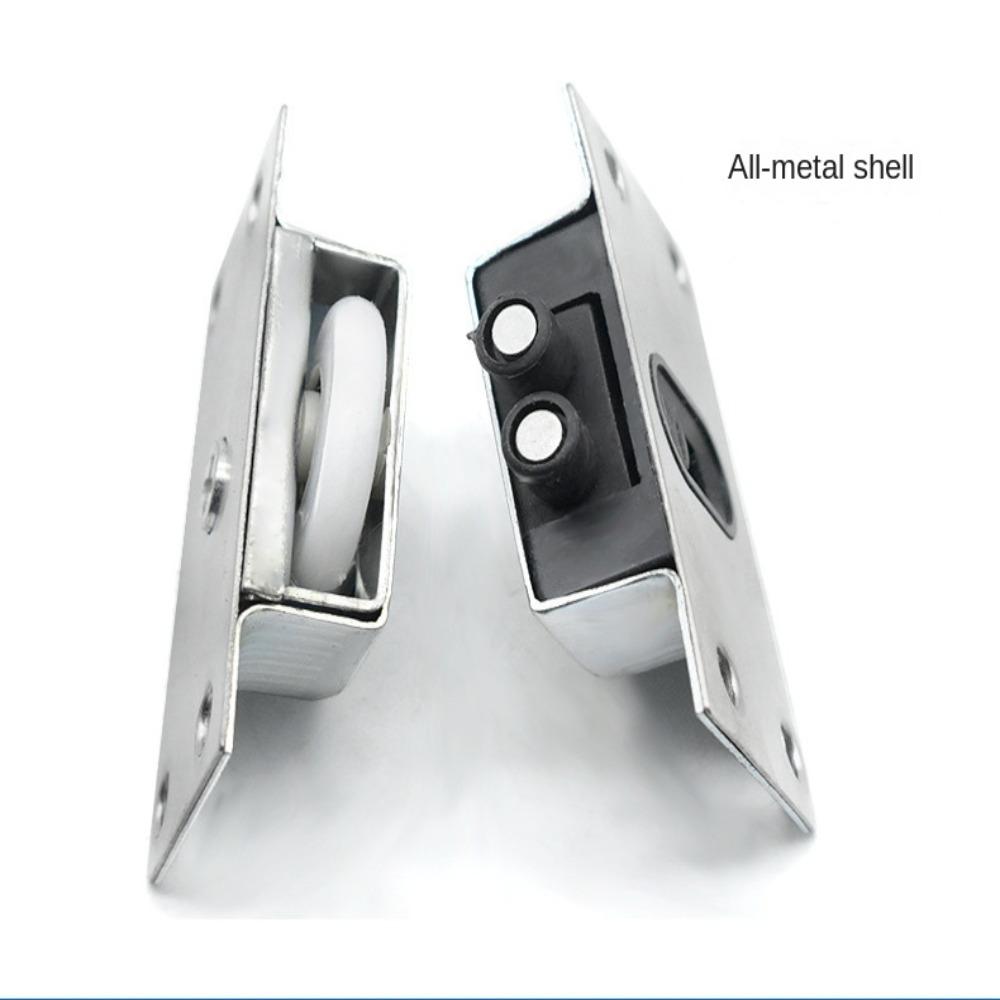 4Pairs Metal Single Wheel Closet Cabinet Sliding Door Pulley Wardrobe Roller Wheels Cabinet