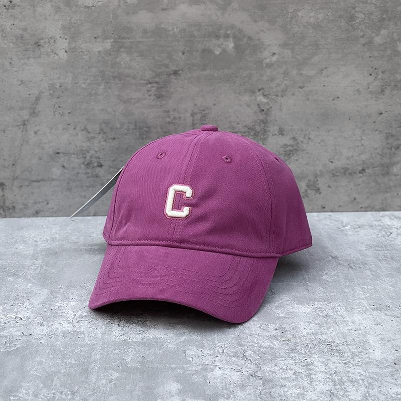 Cotton Thin C Letter Embroidery Soft Top Baseball Cap Men And Women Spring And Summer Casual Versatile Shopping Cap