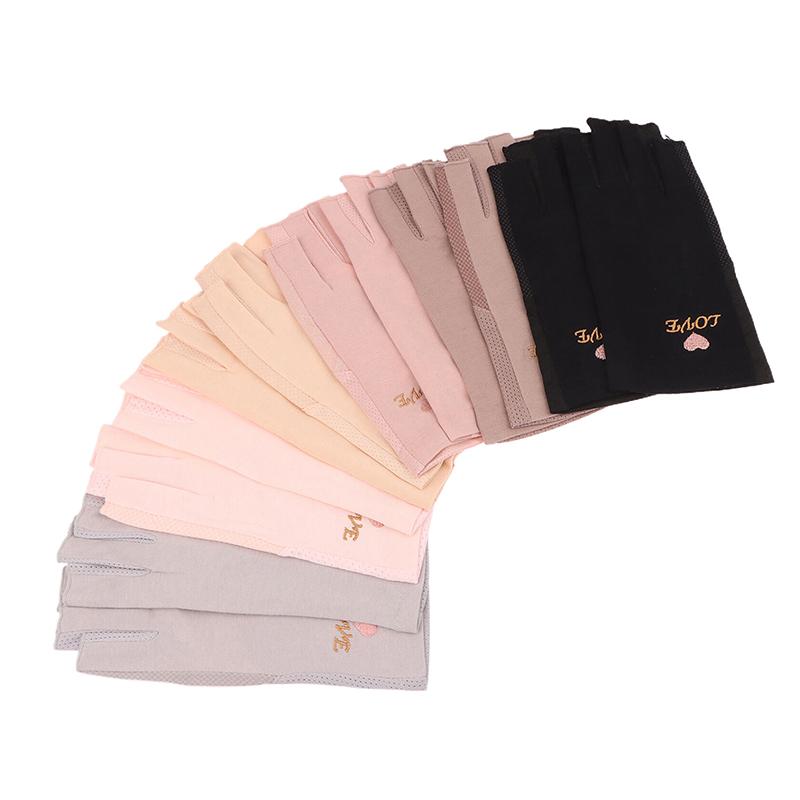 

1 Pair Anti Uv Nail Gloves Uv Gel Shield Glove Fingerless Manicure Nail Art Tools Led Lamp Nails Dryer Radiation Hand сірий колір