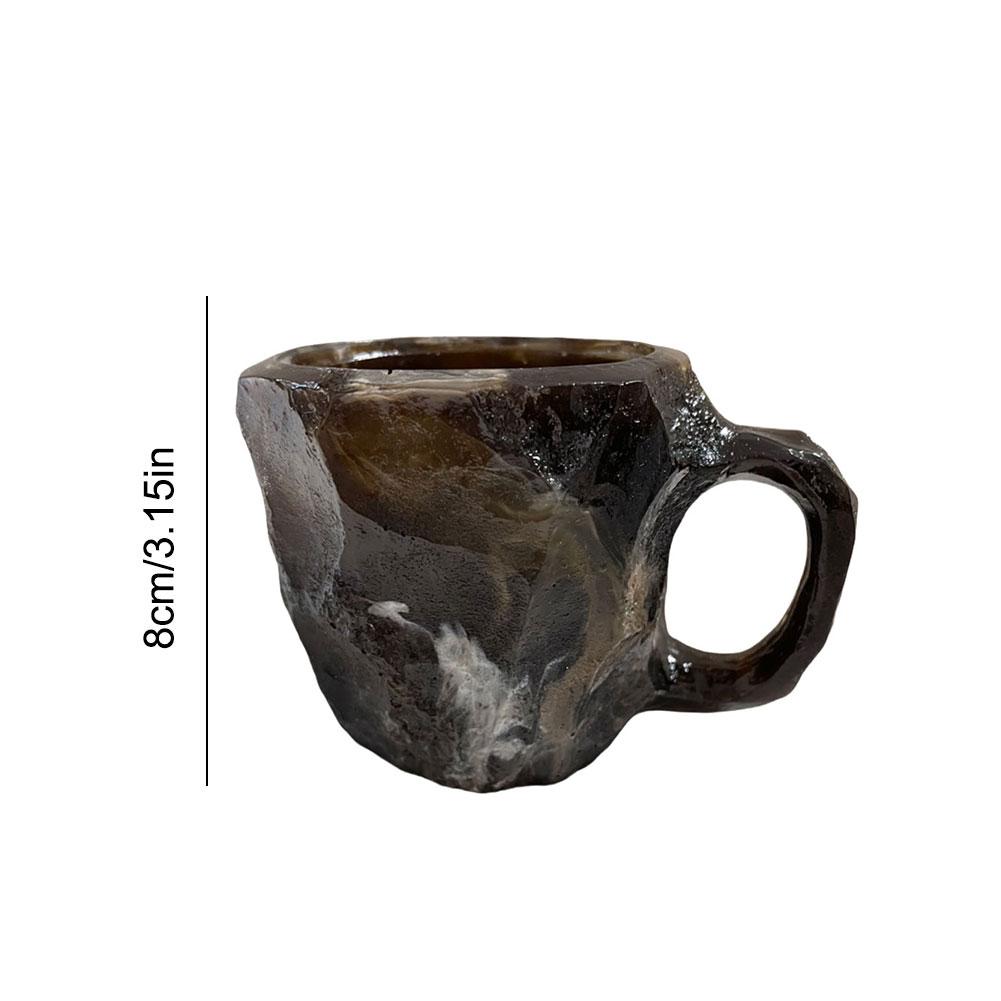 Coffee Mugs Imitation Mineral Crystal Elegant Imitation Mineral Cup Multi-use Imitation Mineral Crystal Mug for Home Office