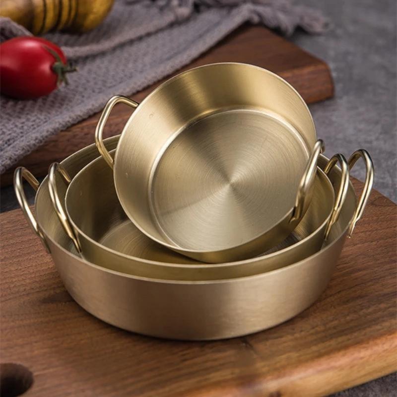 3Pcs/Set Stainless Steel Bowl Rice Wine Salad Snack Fruit Bowls Tableware Sauce Dishes Food Plate Kitchen Utensils