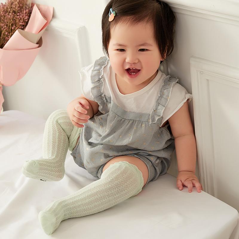 Frühling neue Baby Kniestrümpfe einfarbig Klimaanlagen Anti-Mücken Socken Sommer Baby atmungsaktive Anti-Mücken Strümpfe