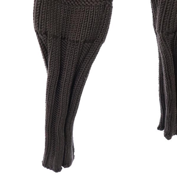 FENDI made in Italy Long sleeve V neck knit 40 Brown sweater Women Used