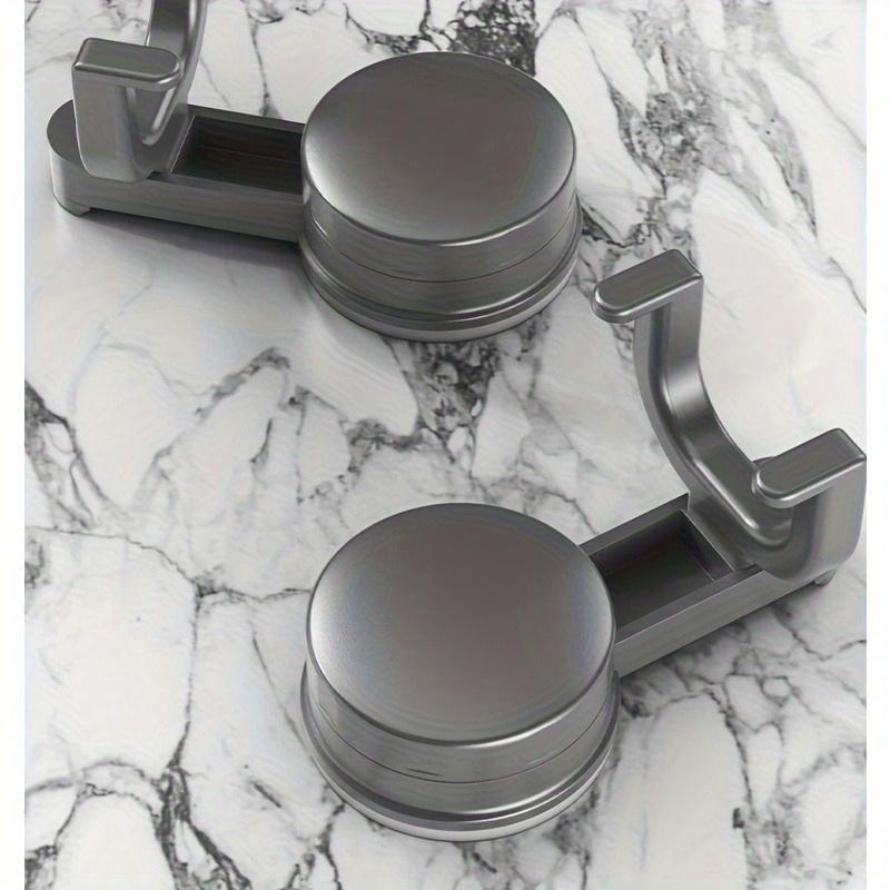 Luxury Suction Cup Hooks, Double-Hook Style No-Drill Vacuum Suction Cup Easy to Install Kitchen Storage Hooks Or Bathroom Storage Hook