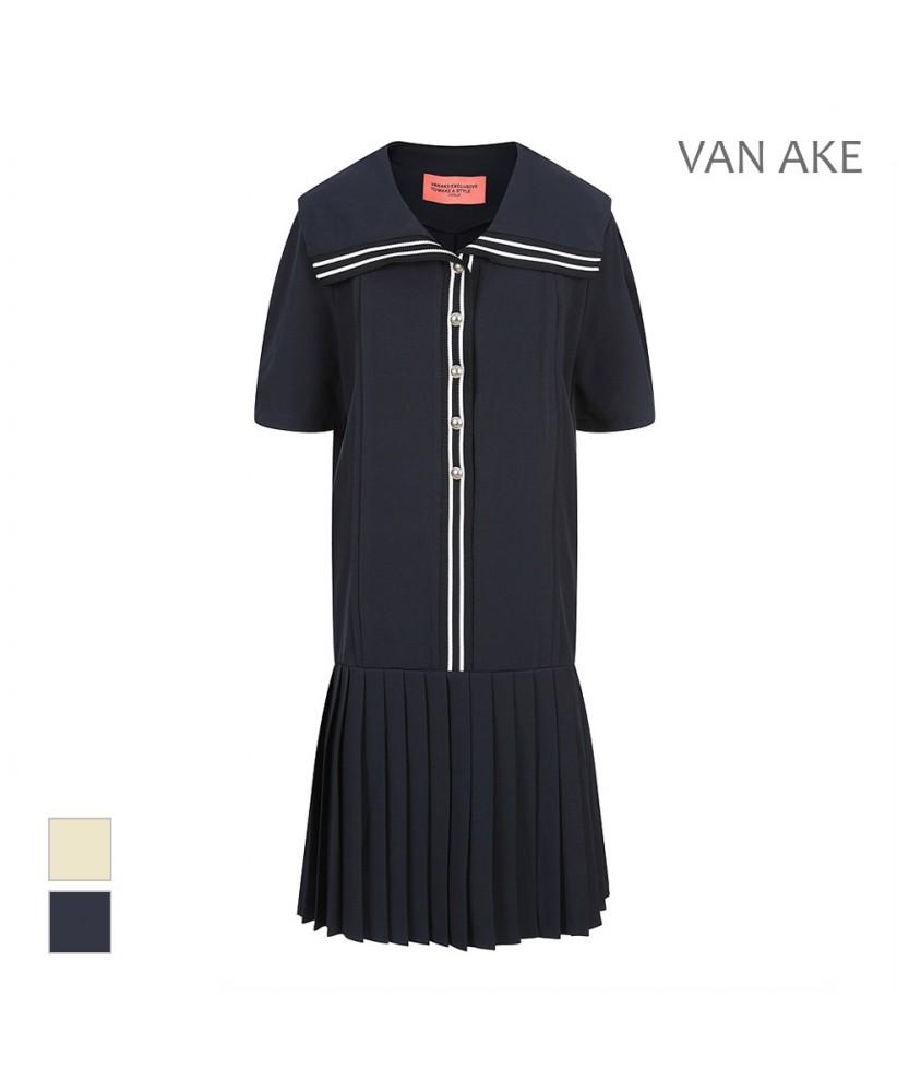 VANAKE Sailor Pleated Dress_Vb46Opud01Z
