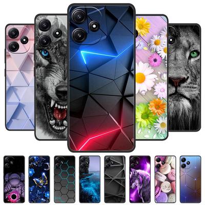 For Xiaomi Poco M6 Pro Case Silicon Back Cover Phone Case for Poco M6 Pro 5G Cases PocoM6 Pro 2023 Full Black Bumper Coque
