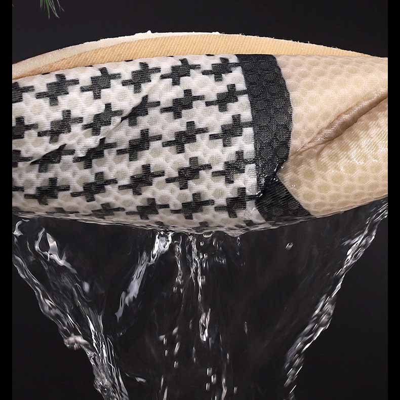 Four-season Models Car Cushion Non-slip Breathable Cartoon Linen Free Car Seat Cushion