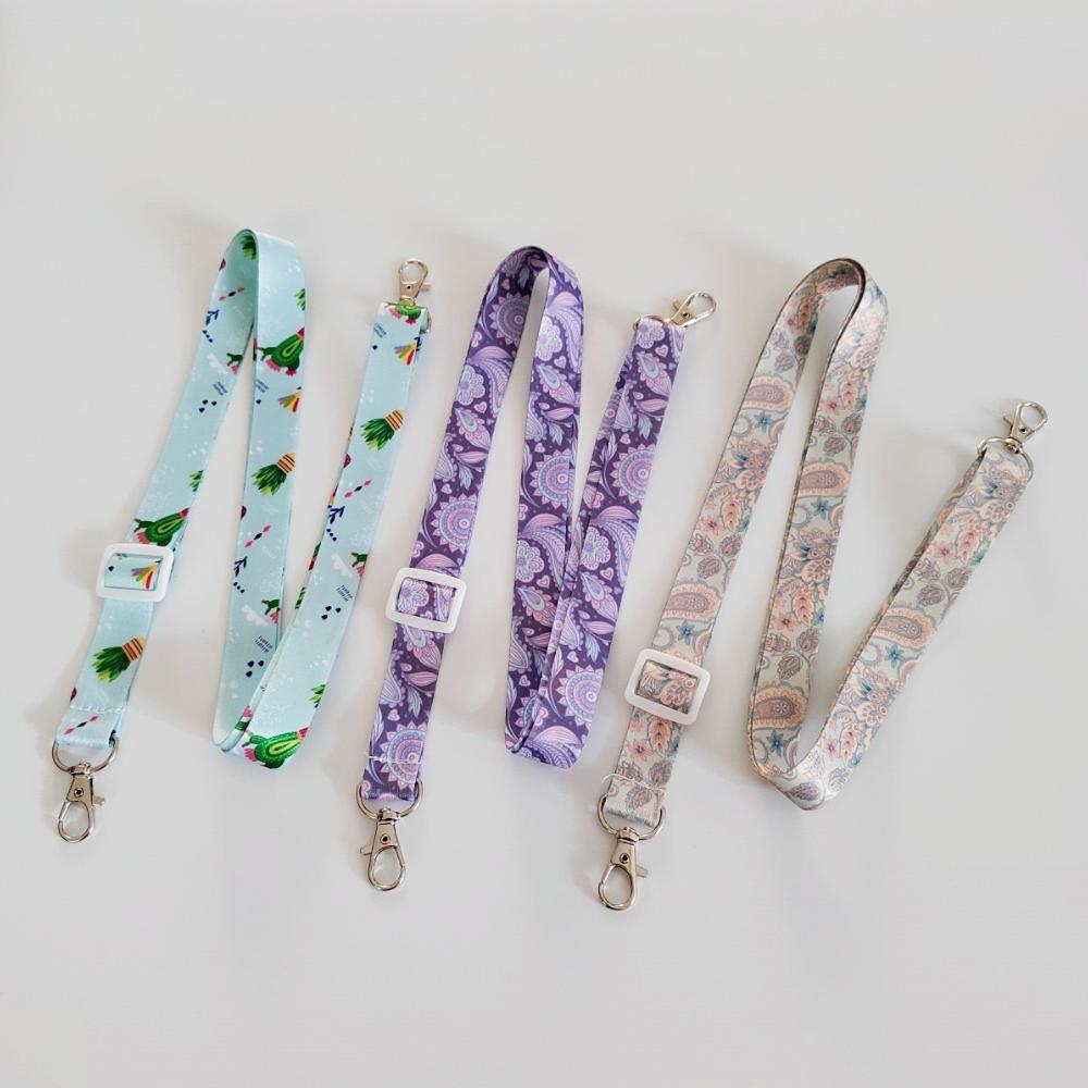Multiple Mosaic pattern mobile phone rope small fresh adjustable lanyard Camera mobile phone documentation bag lanyard accessories