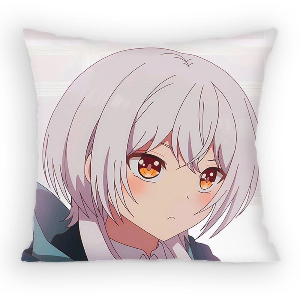 Tune in to The Midnight Heart Kirino Iko PillowCase Antidustmite Pillowcase Invisible zipper silky Sofa cushionCover for bedroom
