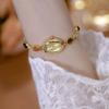 Luxury Women Watches Natural Color Jade Bracelet Quartz Women's Wristwatch Oval Small Dial Fashion Dress Watch Gifts NEW