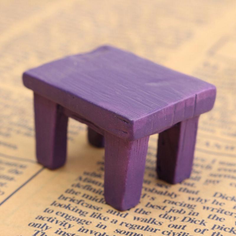 Miniatures Decors  Tables Chairs Furniture Figurine Crafts Landscape Plant Lovely Fairy Resin Garden
