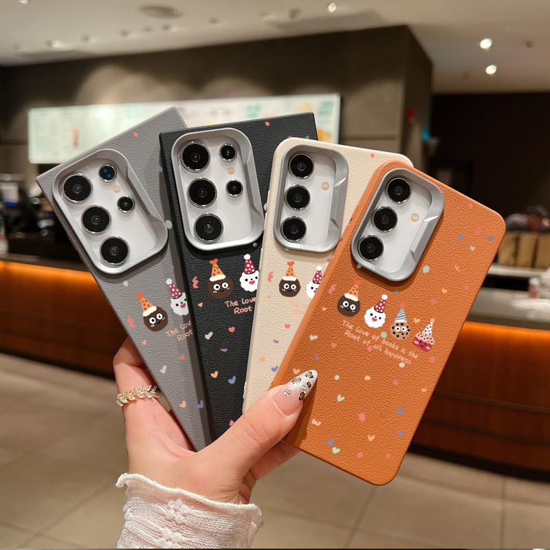 

Love Hearts Christmas Gingerbread Print Matte TPU Case For Samsung S24 FE S23 S22 Ultra A16 A55 A54 A35 A34 A15 A14 Soft Slim Shockproof Phone Cover Samsung S24 чёрный