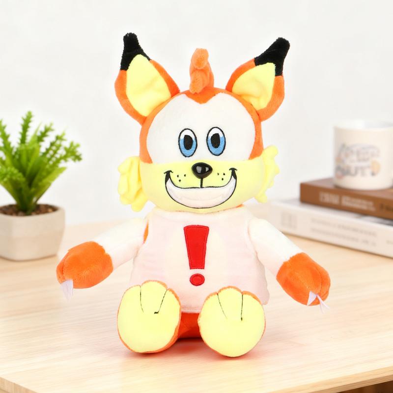 25cm Kawaii Fox Plush Toys Exquisite Furniture Decorative Items Multi-functional Pillow Lullaby Animal Dolls Gifts For Children