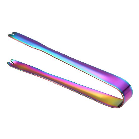 Ice Cube Tong Stainless Steel Food Serving Tong Durable Kitchen Mini Clip for Salad Toaster Desserts Appetizers