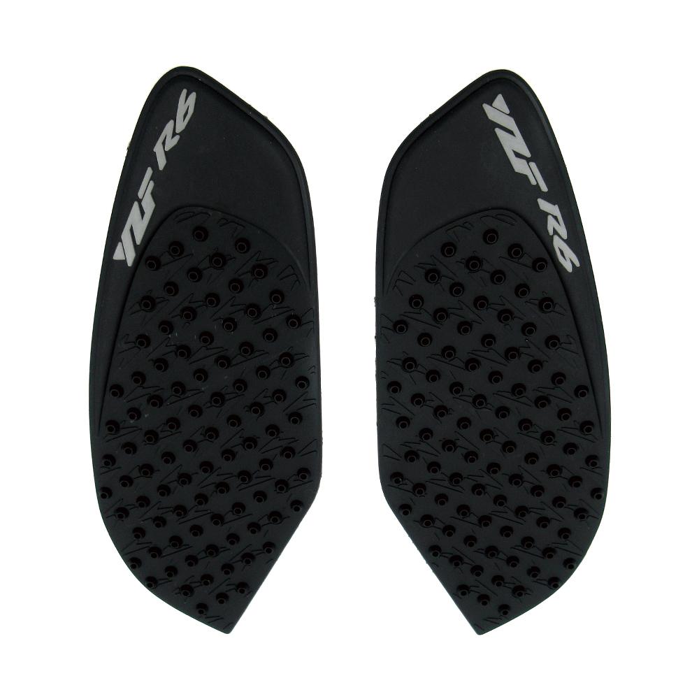 

Motor Anti Slip Side Stickers Fuel Tank Pads Cover Protector Decals Gas Knee Grip Traction For Yamaha YZF R6 YZFR6 600 2008-2016 YZFR6 Black