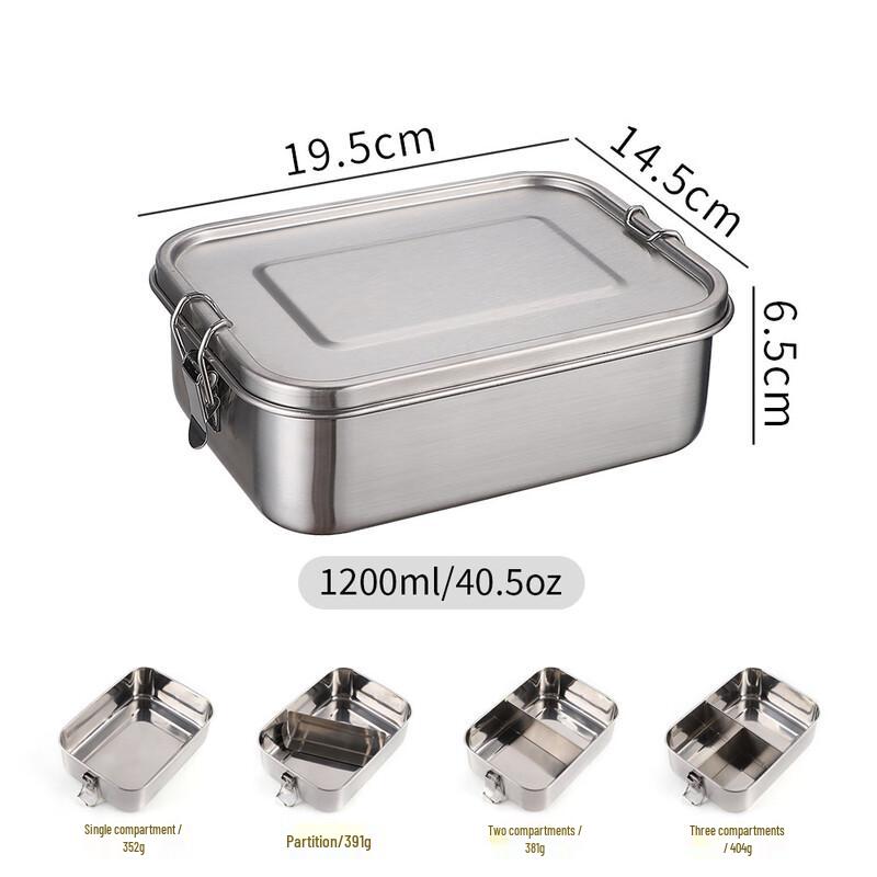 304 Stainless Steel Sealed Lunch Box