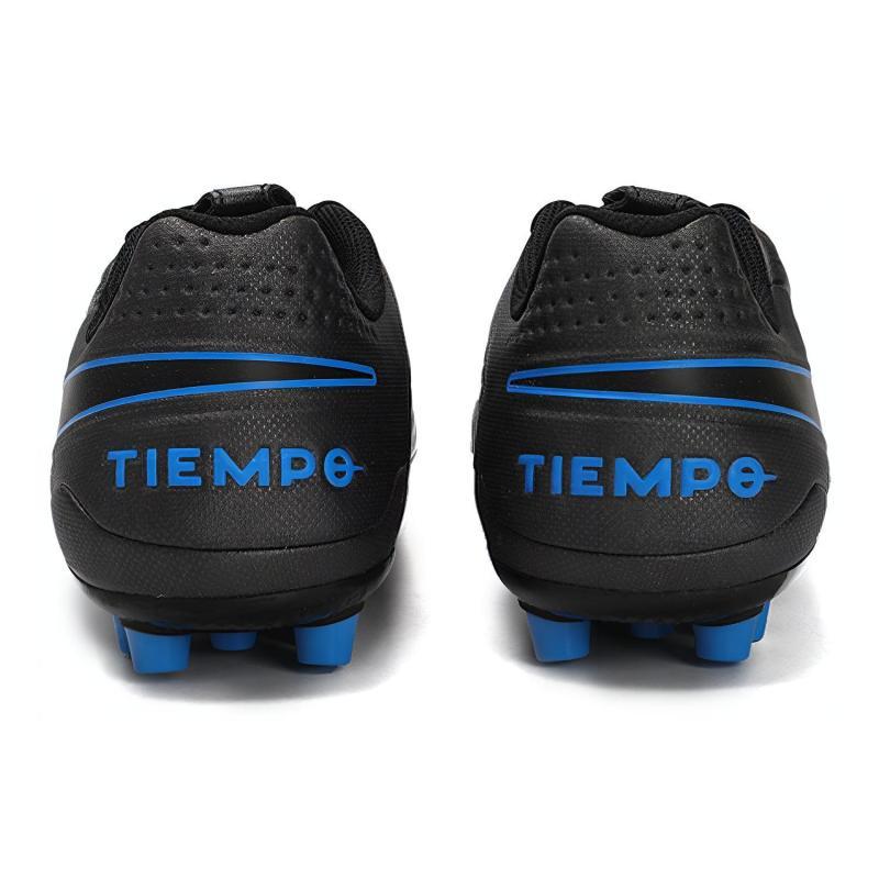 Nike Legend 8 Academy Ag Artificial Grass 'Black Blue' Training Soccer Shoes AT6012-004